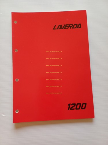 Laverda 1200 catalogo ricambi originale spare parts catalogue