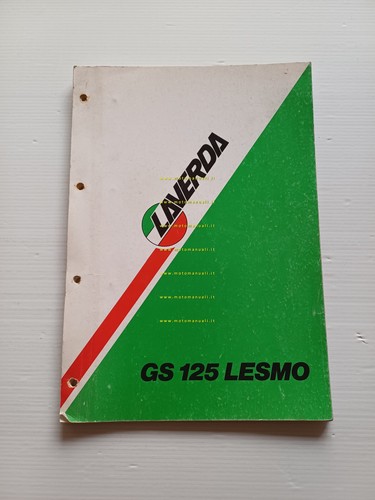 Laverda 125 GS Lesmo 1986 catalogo ricambi originale Spare Parts …