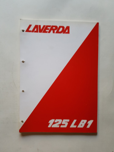 Laverda 125 LB1 1985 catalogo ricambi originale spare parts catalogue