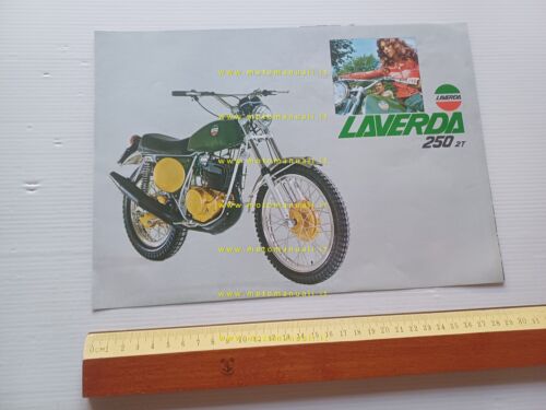 LAVERDA 250 Chott 1974 depliant originale italiano
