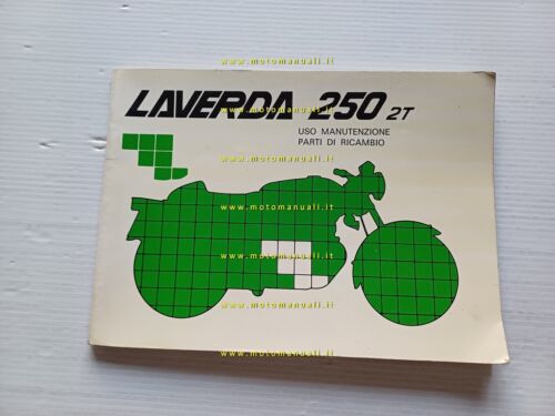 Laverda 250 Chott 1974 manuale uso manutenzione libretto originale owners …