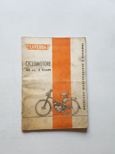 Laverda 48 2 tempi 1964 manuale uso manutenzione + catalogo …