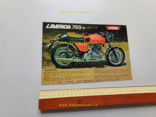 Laverda 750 S - GT 1970 depliant originale ITALIANO