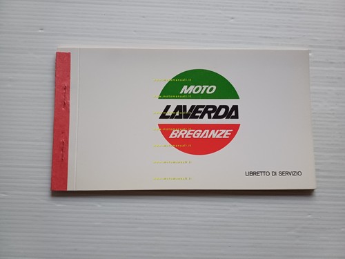 Laverda 750 SF - GT 1972 libretto tessera garanzia originale …