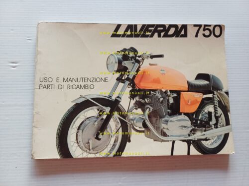 Laverda 750 SF - GT 1972 manuale uso manutenzione + …