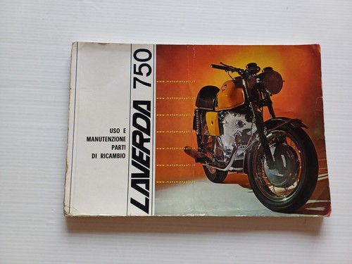 Laverda 750 SF-750 GT 1971 manuale uso manutenzione + catalogo …