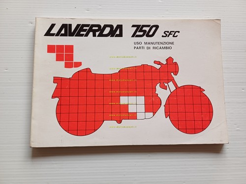 Laverda 750 SFC Elettronica 1975 manuale uso manutenzione italiano originale