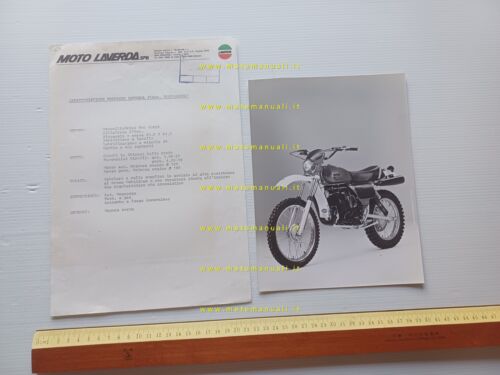 Laverda Husqvarna LH 250 1977 comunicato stampa + foto originali