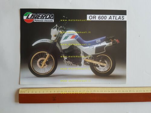 Laverda OR 600 Atlas 2 serie depliant originale motorcycle brochure