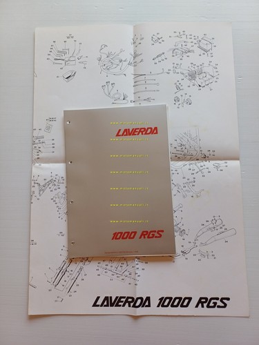 Laverda RGS 1000 1982 catalogo ricambi originale spare parts catalogue
