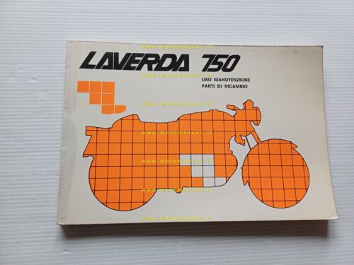 Laverda SF - GT 750 1974 manuale uso + CATALOGO …