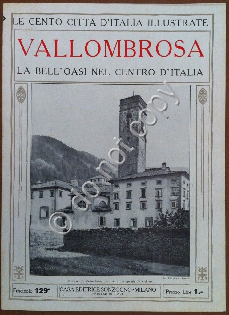 Le cento citt d'Italia illustrate - n 129 - Vallombrosa …