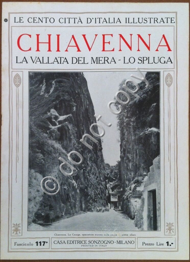 Le cento citt d'Italia illustrate - n 116 - Chiavenna …