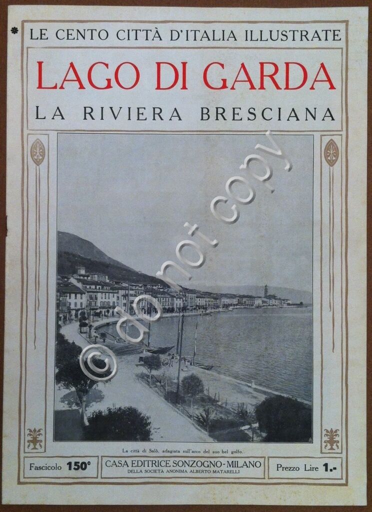 Le cento citt d'Italia illustrate - n 150 - Lago …