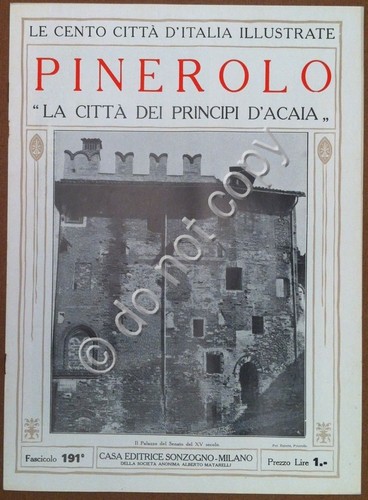 Le cento città d'Italia illustrate - n° 191 - Pinerolo …