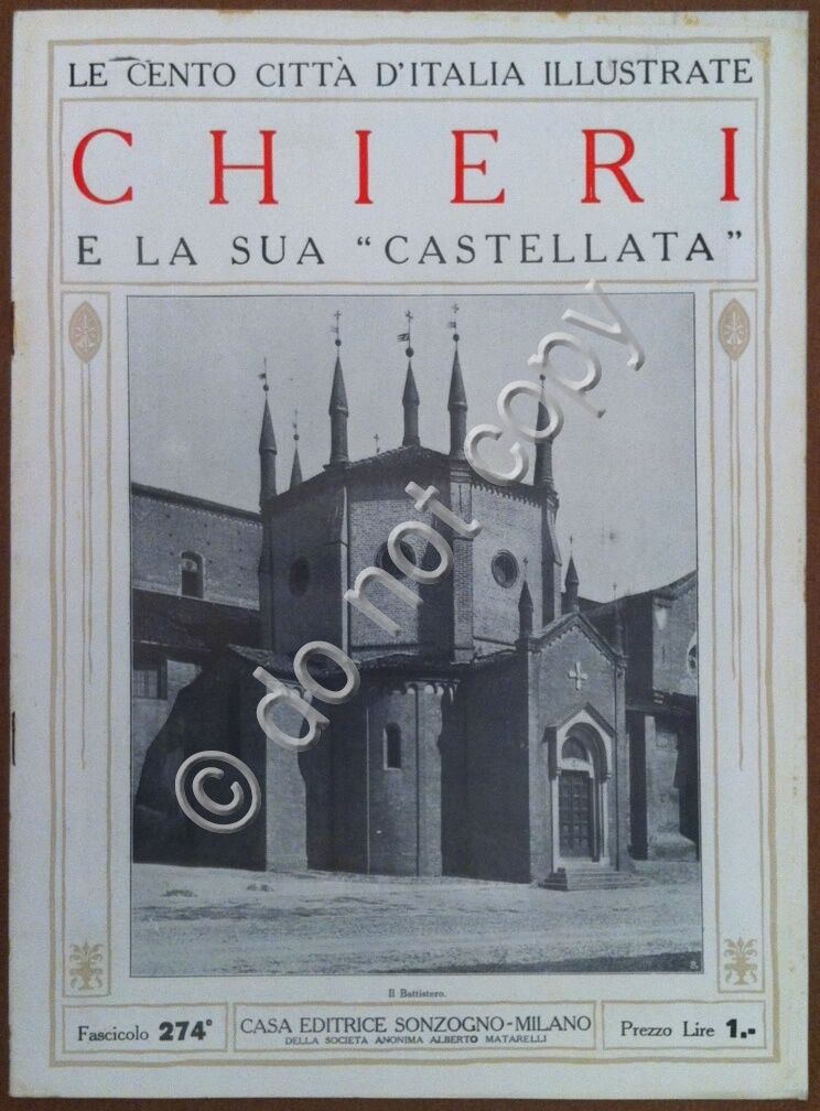 Le cento citt d'Italia illustrate - n 274 - Chieri …