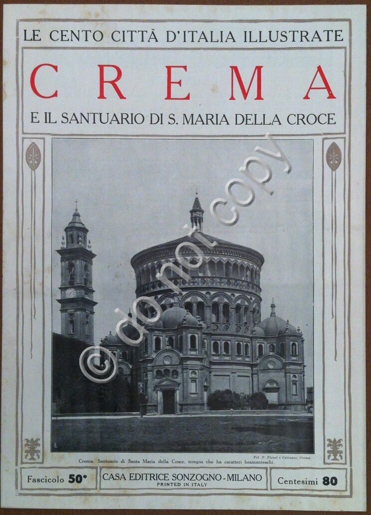 Le cento citt d'Italia illustrate - n 50 - Crema …