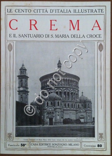 Le cento città d'Italia illustrate - n° 50 - Crema …