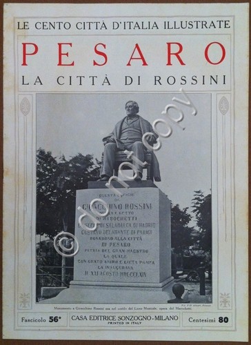 Le cento città d'Italia illustrate - n° 56 - Pesaro …