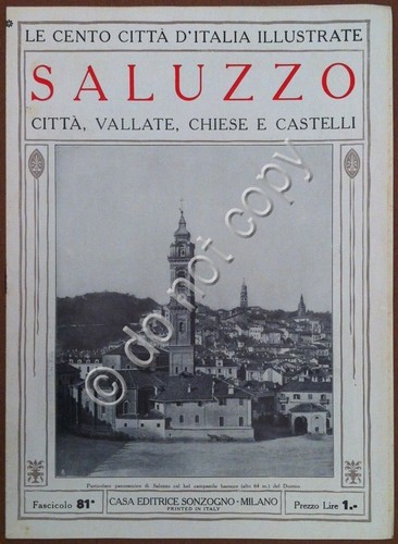 Le cento città d'Italia illustrate - n° 81 - Saluzzo …