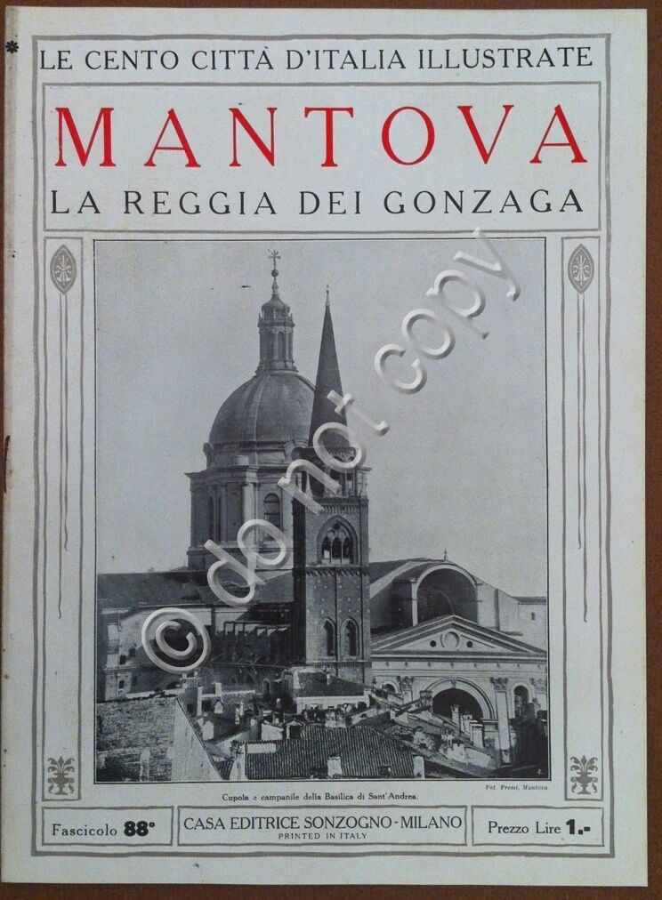 Le cento citt d'Italia illustrate - n 88 - Mantova …