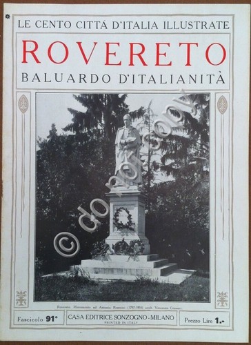 Le cento città d'Italia illustrate - n° 91 - Rovereto …