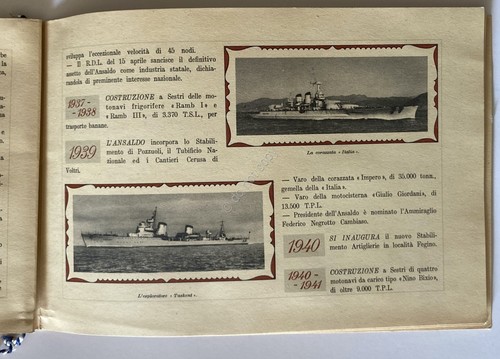 Libretto - Ansaldo Genova - Almanacco del Centenario - 1953