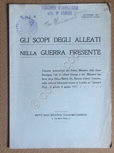 Libretto - Gli Scopi degli Alleati nella Guerra Presente - …