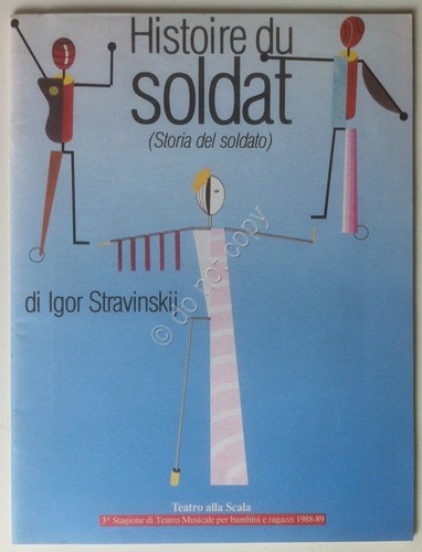 Libretto - Hostoire du Soldat - Disegni di Veronesi - …