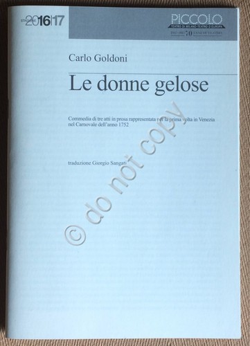 Libretto - Piccolo Teatro Milano - Carlo Goldoni - Le …
