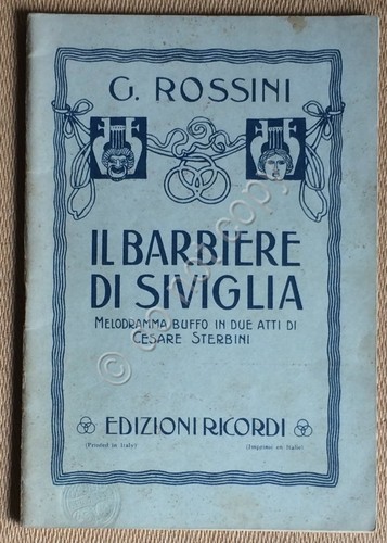 Libretto d'opera - Rossini - Il Barbiere di Siviglia - …