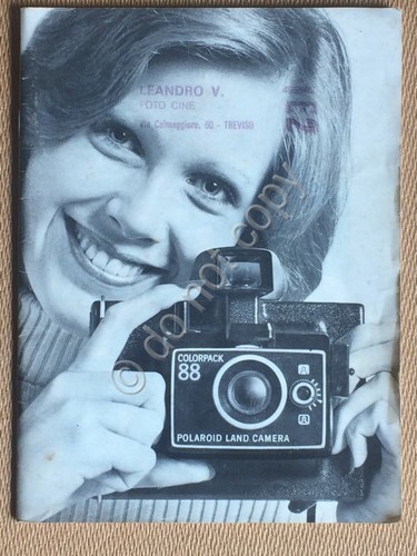 Libretto Istruzioni - Polaroid Colorpack 88 Land Camera - Anni …