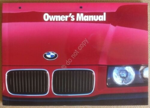 Libretto uso e manutenzione - BMW 318 e 325- Owner's …