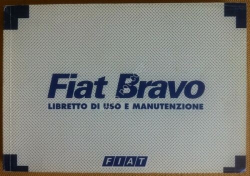 Libretto uso e manutenzione - Fiat Bravo - 1^ edizione