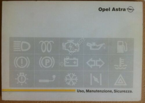 Libretto uso e manutenzione - OPEL Astra - 1992 - …