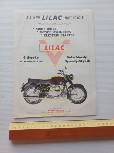 Lilac LS 18 250 1960 depliant USA originale