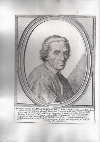 Litografia - Francisco Blanchino Veronensi - .XIX Secolo