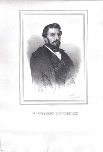 Litografia - Giovanni Colleoni - .XIX Secolo