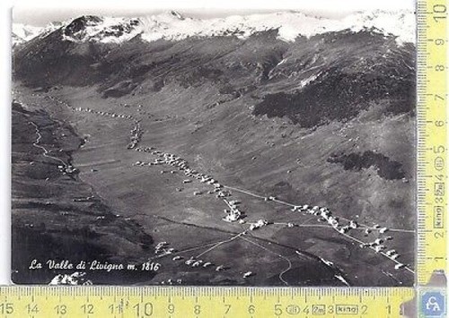 Livigno - Vallata - Valley View - 1966- Cartolina - …