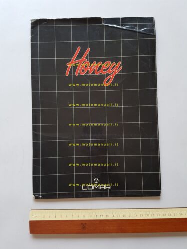 LOMAR Honey 125 Miniauto motore Cagiva 1986 depliant originale italiano