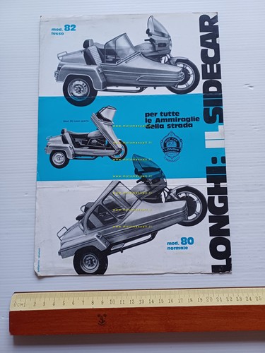 Longhi Sidecar mod. 80 Normale - mod. 82 Lusso depliant …