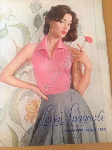 Luisa Spagnoli Catalogo Collezioni Primavera Estate 1955 Moda Abbigliamento