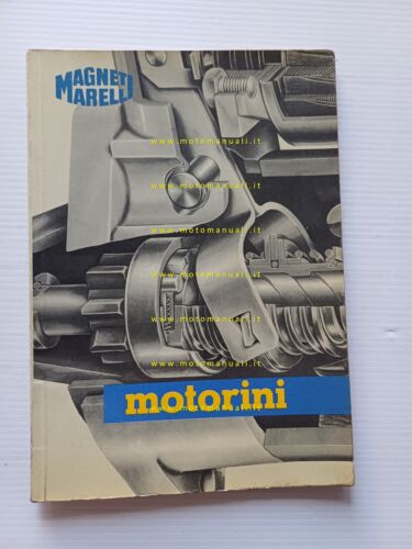 Magneti Marelli manuale officina motorini avviamento auto 1959 originale