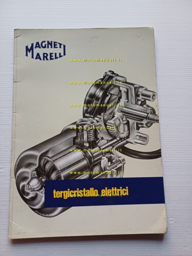 Magneti Marelli manuale officina riparazione tergicristalli auto 1971 originale