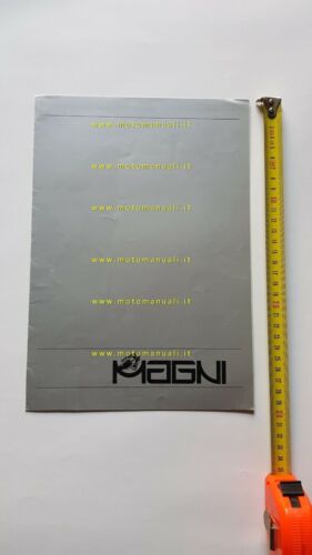 Magni Le Mans 1000 Moto Guzzi 1985 depliant originale brochure