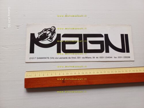 MAGNI produzione modelli 1992 depliant originale italiano brochure