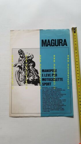 Magura catalogo manopole leve 1971 depliant ITALIANO originale brochure