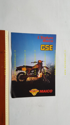 Maico GSE 250 - 400 - 490 Enduro 1983 depliant …