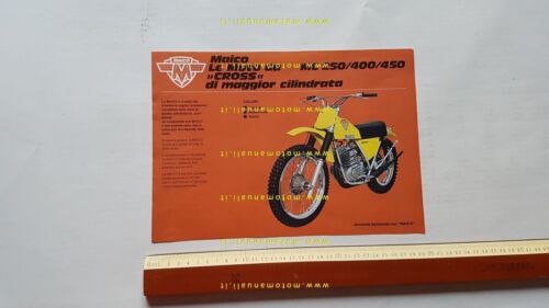 Maico MC 250 400 450 1973 motocross depliant originale motorcycle …