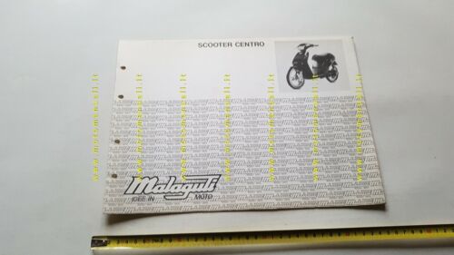 Malaguti 50 Centro Scooter 1991 catalogo ricambi originale spare parts …